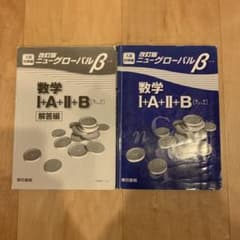 改訂版 ニューグローバルβ 数学I+A+II+B 入試対策編 解答編付のサムネイル