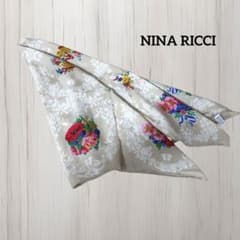 8c7 ニナリッチ NINA RICCI シルク 大判 スカーフ イタリア製 - メルカリ