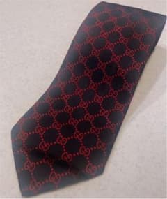 ネクタイ GUCCI GG柄 紺色のサムネイル