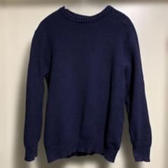 GU 長袖　ニット　紺のサムネイル