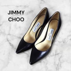 美品 定番|ジミーチュウ|Romy 85|レザー|黒|35.5|i1962 - メルカリ