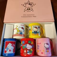 ハローキティ 25周年記念 マグコップセット - メルカリ