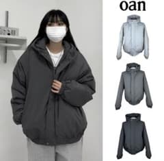 oan Hood Padded Jumper ダウンジャケット パーカー 韓国 - メルカリ
