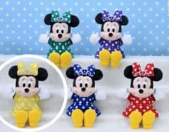 Disney ミニーマウス ぬいぐるみ イエロー