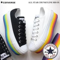 Converse All Star 厚底 レインボーソール スニーカーのサムネイル