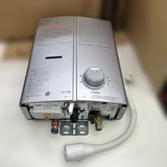 7455 リンナイ 2024年製 ガス湯沸し器 都市ガス シルバー - メルカリ