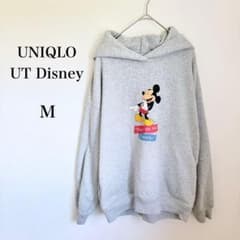 ユニクロ◇UT ミッキー パーカー M グレー ディズニー スウェット