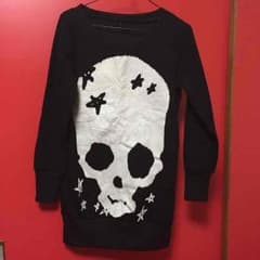 1月3日までお撮り置き！トレーナーワンピース♡スカルのサムネイル