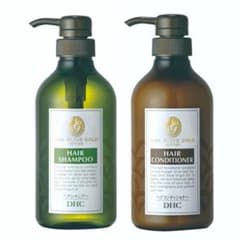 DHC オリーブゴールド ヘアシャンプー・コンデイショナーセット 500ml