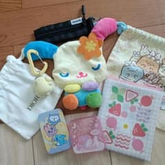 [세트] 파우치, 건착, 열쇠 고리