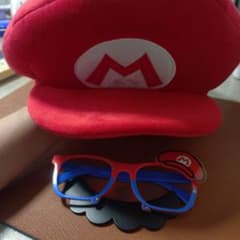 ユニバーサルスタジオ マリオ帽子＆メガネセットのサムネイル