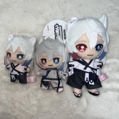 カラフルピーチ どぬく ぬいぐるみマスコット 3点セットのサムネイル