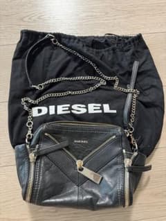 DIESEL レザーチェーンショルダーバッグのサムネイル