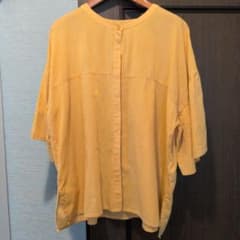 Samansa Mos2 blue ブラウス イエローのサムネイル