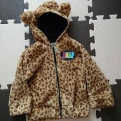 アナップ ヒョウ柄ボアパーカー 90のサムネイル