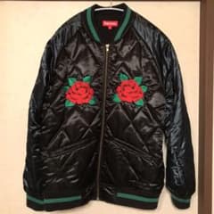 Supreme quilted satin bomber mサイズ 美品のサムネイル