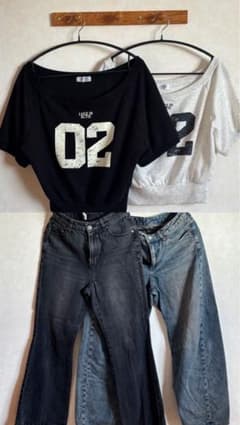 オフショルTシャツ デニム まとめ売りのサムネイル