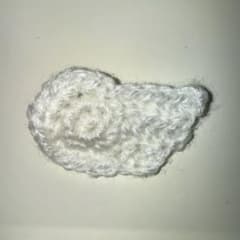 天使の羽 ハンドメイド 編み物 ヘアピンのサムネイル