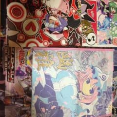 東方project  下敷き４個セットと西行寺幽々子バックセットのサムネイル