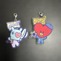 BT21 MANG TATA 고무키링 2 개 세트