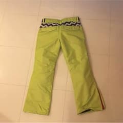 半額 以下 新品 スノーウェア パンツ 単品 イエロー グリーンのサムネイル