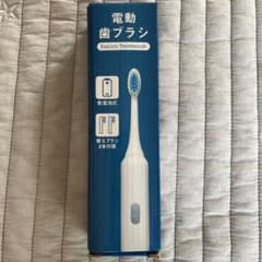 電動歯ブラシ 本体 乾電池式 替えブラシ2本付きのサムネイル