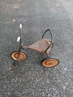 三輪車 アンティーク 看板 アトリエ ヴィンテージ 戦前 三輪車 アンティーク 看板 アトリエ ヴィンテージ 戦前 - メルカリ