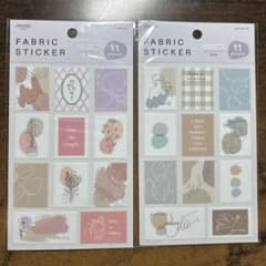 シール　ファブリックシール　韓国風　LOUJENE ファブリック素材　ドゥベスト