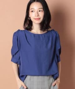 nano universe ショルダーリボンブラウスのサムネイル
