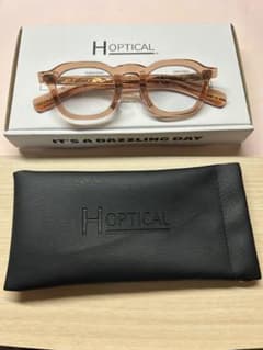 【191-Z様専用】HOPTICAL H-09ピンクブラウンフレーム メガネのサムネイル