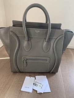 本物美品⭐︎CELINE ラゲージ　ミニ⭐︎スリ（グレージュ）のサムネイル