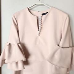 YOKO CHAN フリルトップス 色:パールピンク サイズ : 40のサムネイル
