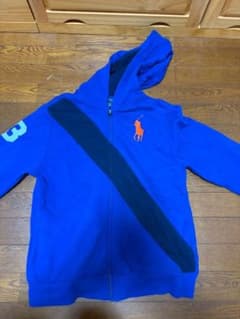 Polo Ralph Lauren ジップパーカー ブルー 値下げ可能のサムネイル