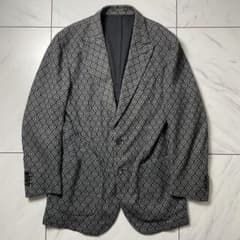 GABRIELE PASINI ジャケット 総柄 ラペルピン グレー 50 - メルカリ