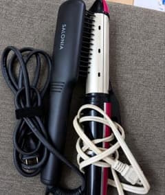 SALONIA ストレートヒートブラシ 本体 ヘアアイロン