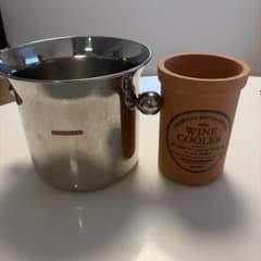LUCKYWOOD アイスペール ＆ 陶器製 ワインクーラー セットのサムネイル