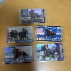 JRA 競走馬 コレクションカード 5枚セットのサムネイル