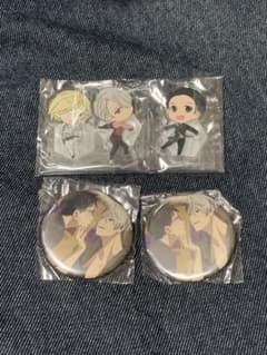 ユーリ!!! on ICE アクリルスタンド 缶バッジ セット - メルカリ