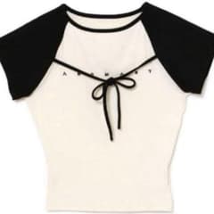andmary Alma ribbon tops ivoryのサムネイル