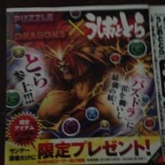 パズドラ うしおととら  とら Android限定のサムネイル