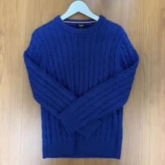 BEAMS セーター ブルー S - 5