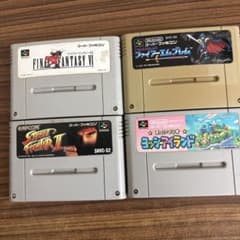 スーパーファミコン ソフト 4本セットのサムネイル