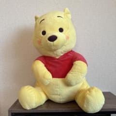 くまのプーさん 赤いほっぺ　グランデぬいぐるみ　ゆったりver.