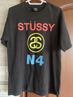 STÜSSY グラフィックプリント Tシャツ 黒のサムネイル