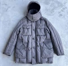 極美品 レア 茶タグ MONCLER ダウンジャケット カラコラム グレー 3 