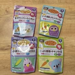 キューピーベビーフード　4種のサムネイル