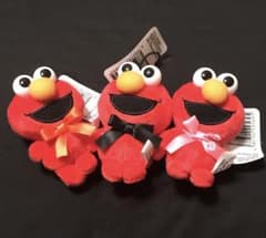 セサミストリート カラフルエルモマスコット 3種セット