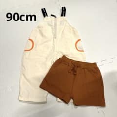 90cm サロペットとショートパンツセットのサムネイル