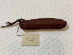 zucchero filato 本革 ペンケース ブラウンのサムネイル
