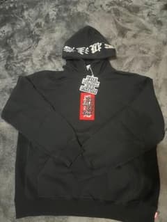 THE BLACK EYE PATCH フード付きパーカー 黒のサムネイル